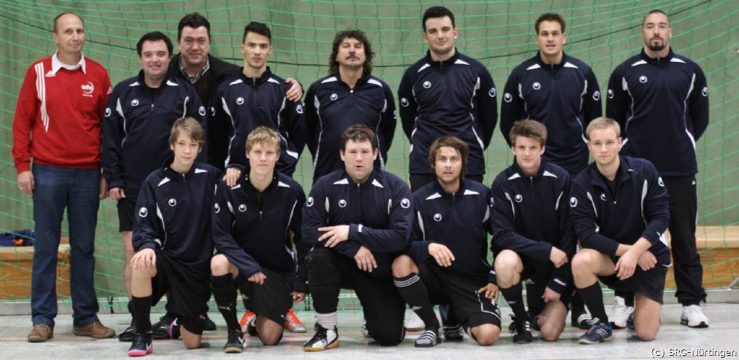 Die Mannschaft beim Turnierausklang 2012/2013.